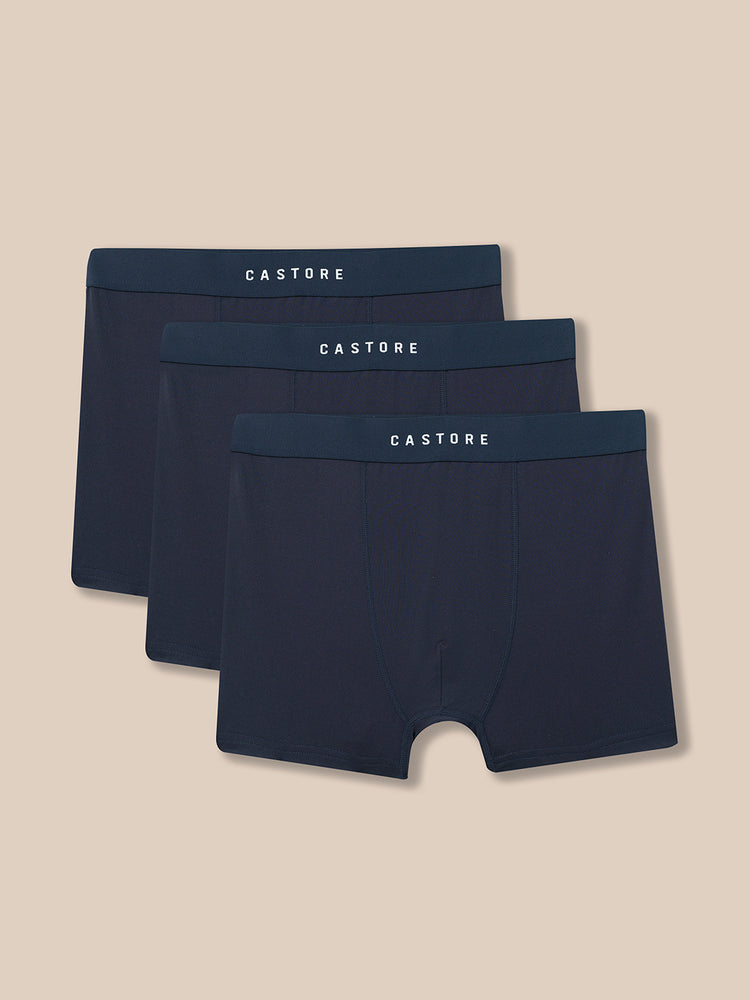 3 Pack Boxers - Navy