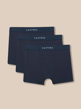 3 Pack Boxers - Navy