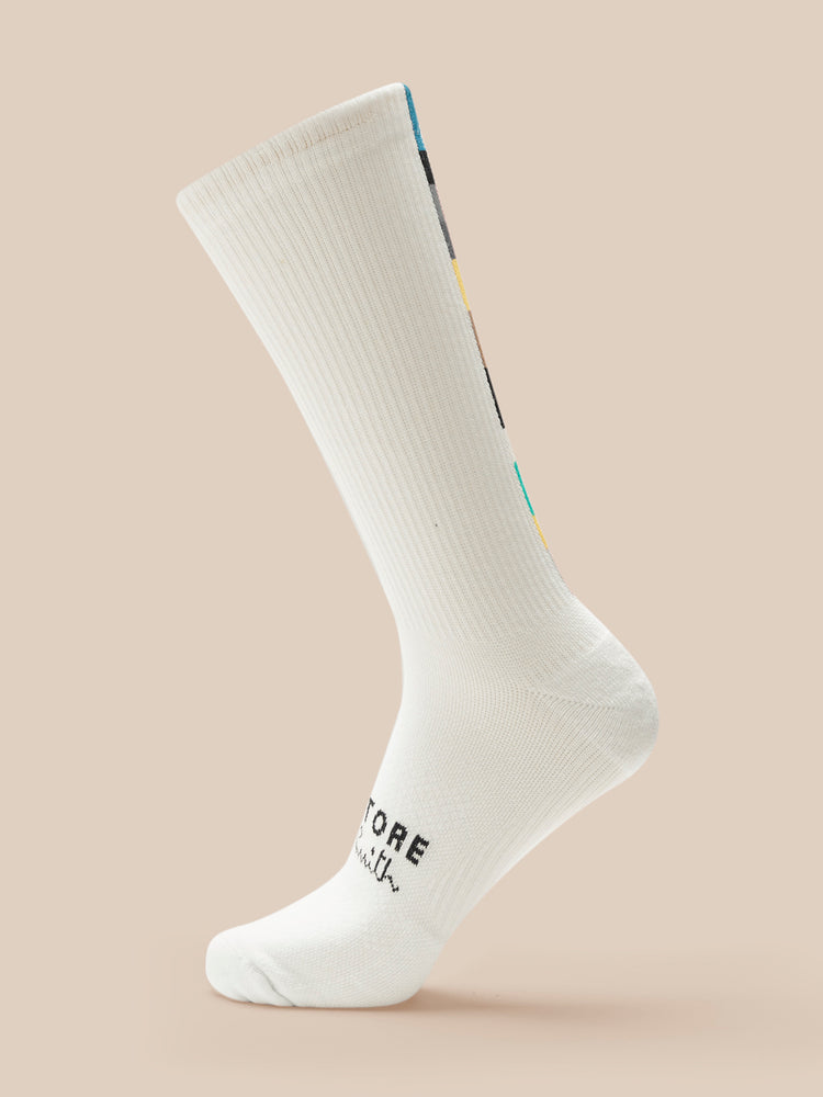 Unisex Castore x Paul Smith 2 Pack Technical Socks - Off White