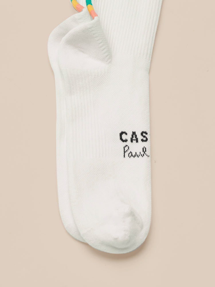 Unisex Castore x Paul Smith 2 Pack Technical Socks - Off White