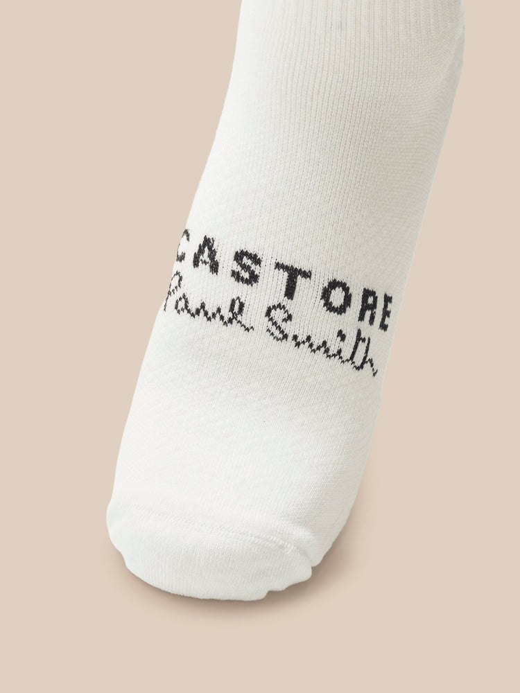 Unisex Castore x Paul Smith 2 Pack Technical Socks - Off White