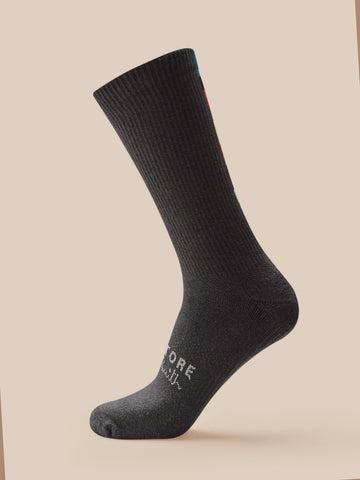Unisex Castore x Paul Smith 2 Pack Technical Socks - Charcoal