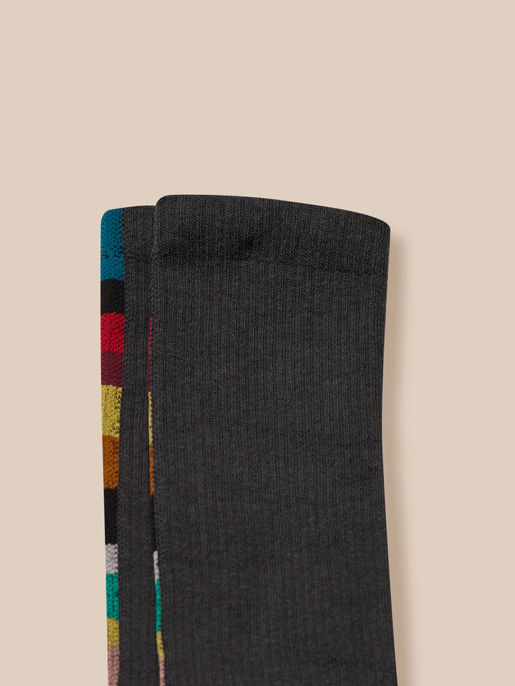 Unisex Castore x Paul Smith 2 Pack Technical Socks - Charcoal