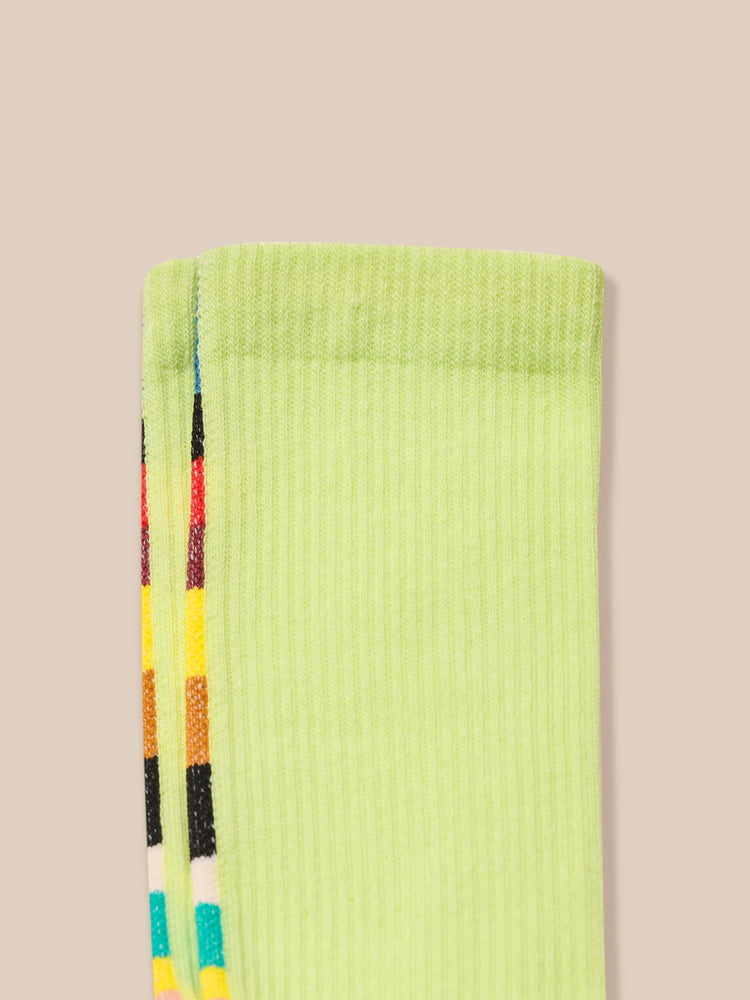 Unisex Castore x Paul Smith 2 Pack Technical Socks - Lime