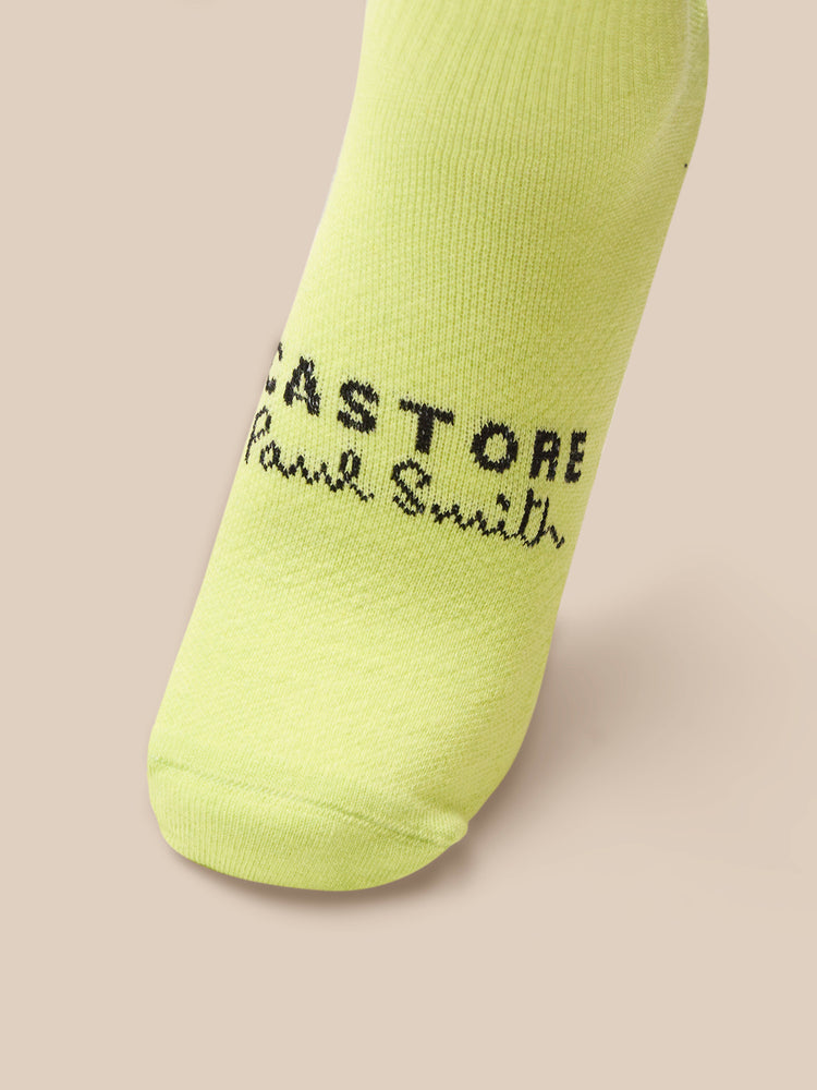 Unisex Castore x Paul Smith 2 Pack Technical Socks - Lime