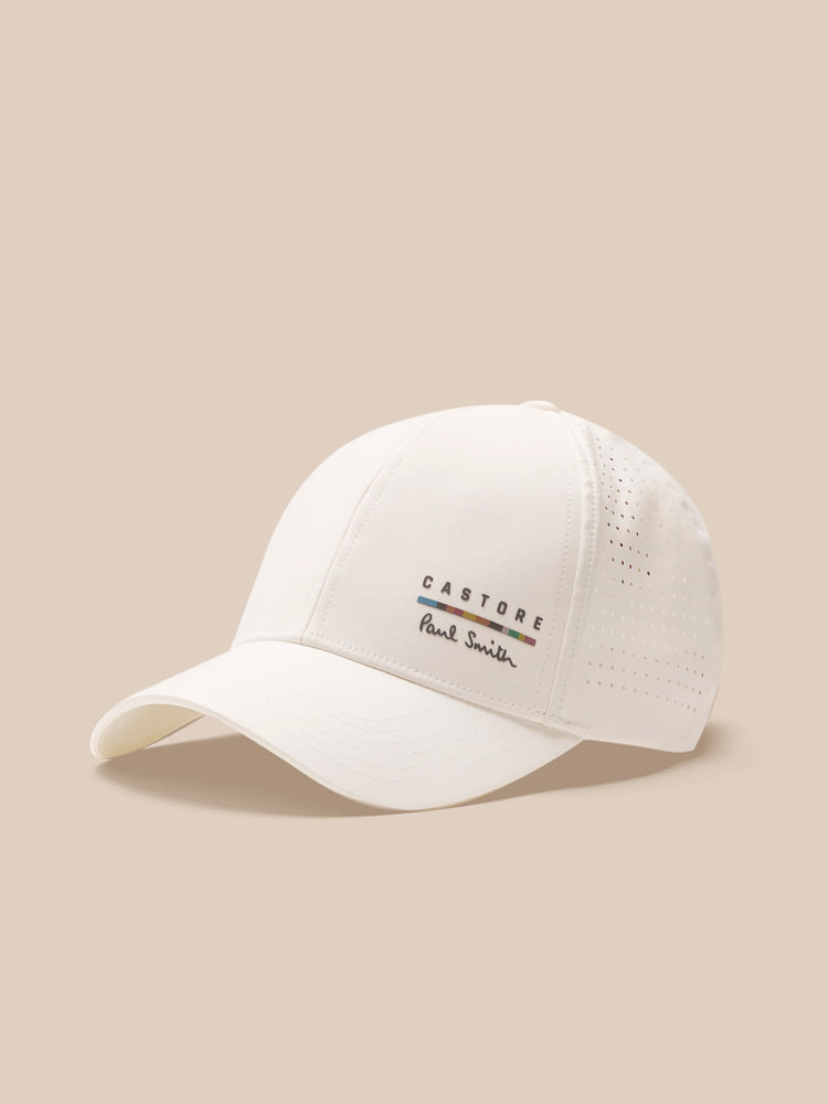 Unisex Castore x Paul Smith Technical Cap - Off White