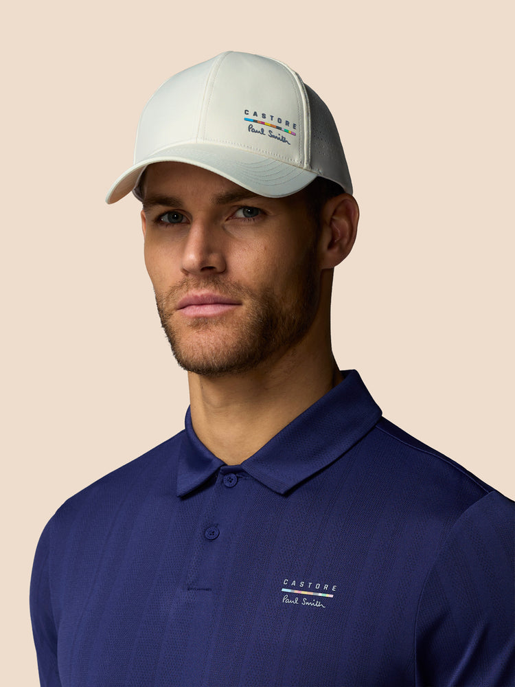 Unisex Castore x Paul Smith Technical Cap - Off White