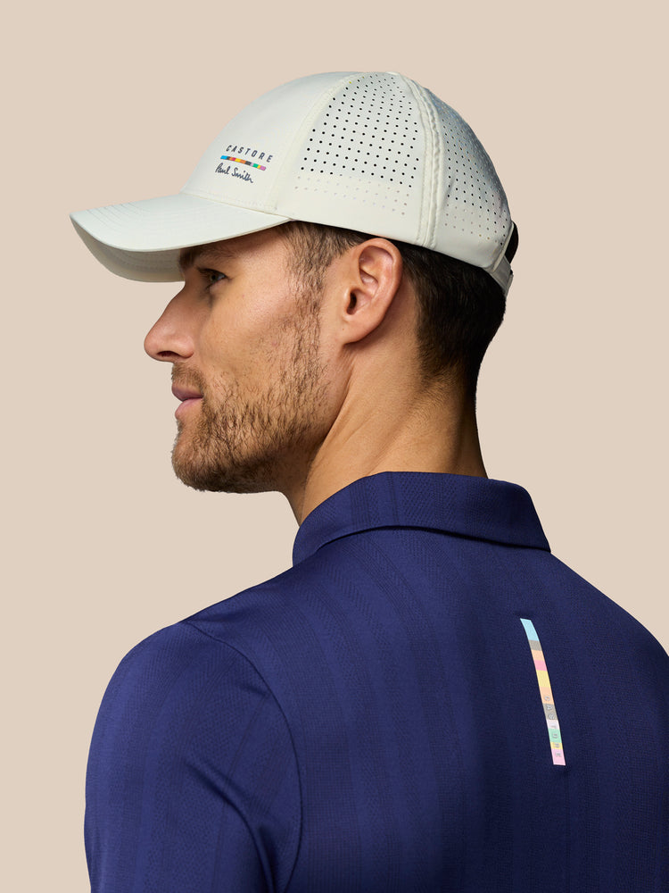Unisex Castore x Paul Smith Technical Cap - Off White