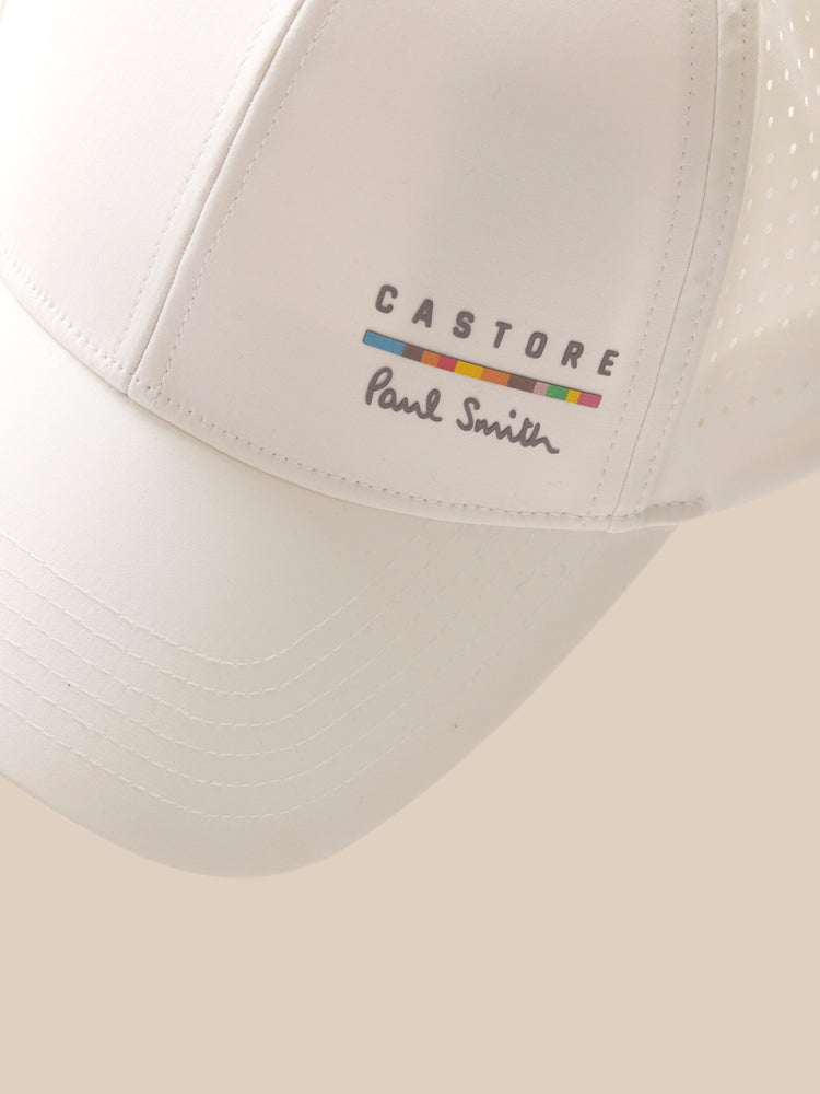 Unisex Castore x Paul Smith Technical Cap - Off White