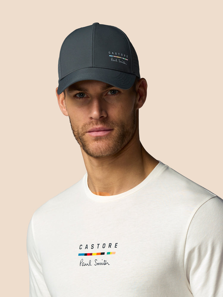 Unisex Castore x Paul Smith Technical Cap - Charcoal