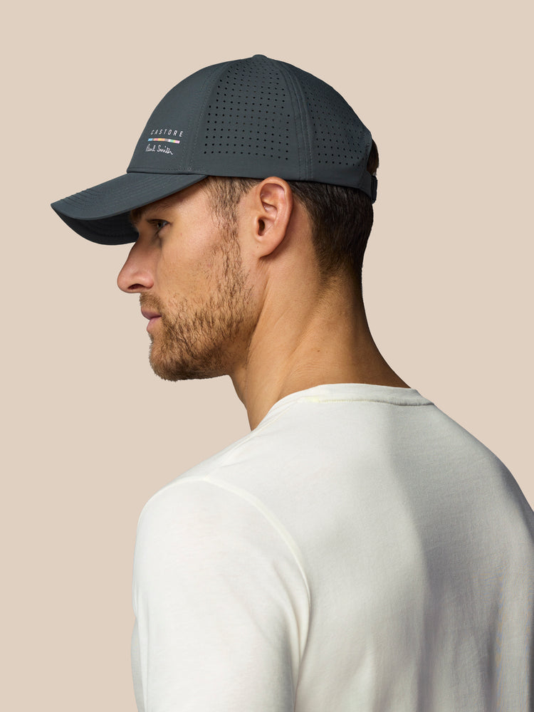 Unisex Castore x Paul Smith Technical Cap - Charcoal