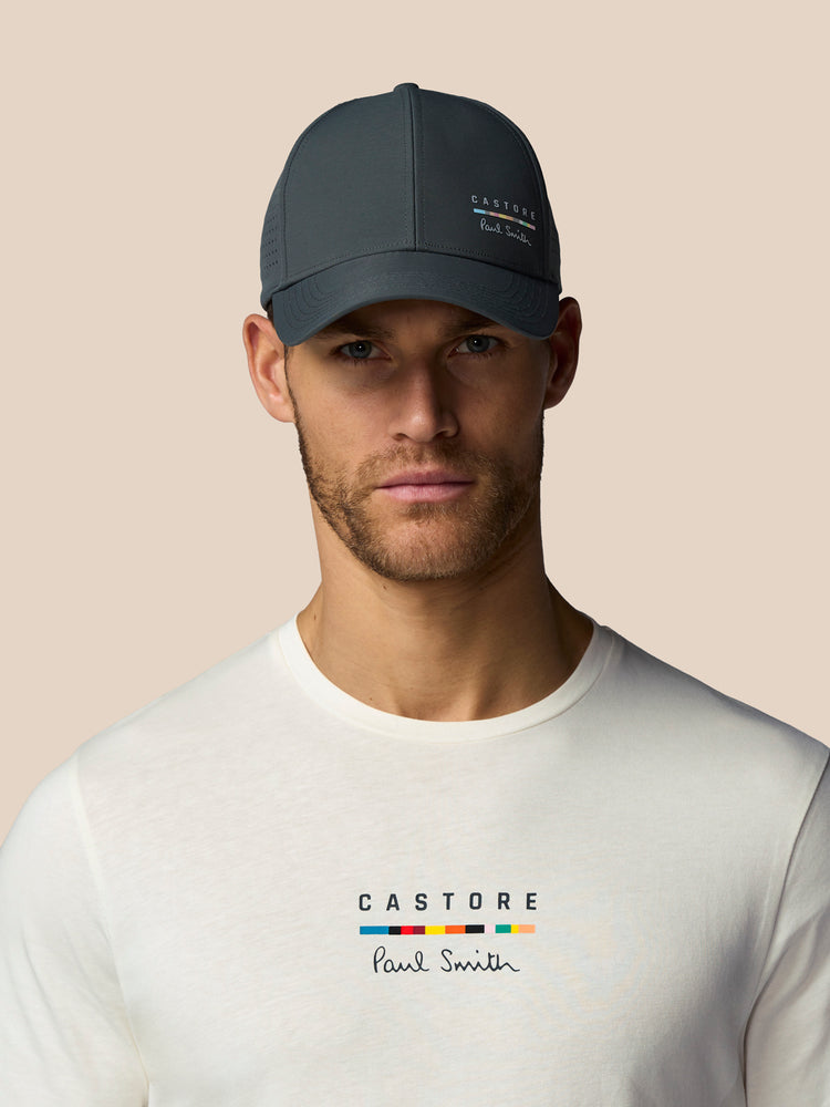 Unisex Castore x Paul Smith Technical Cap - Charcoal