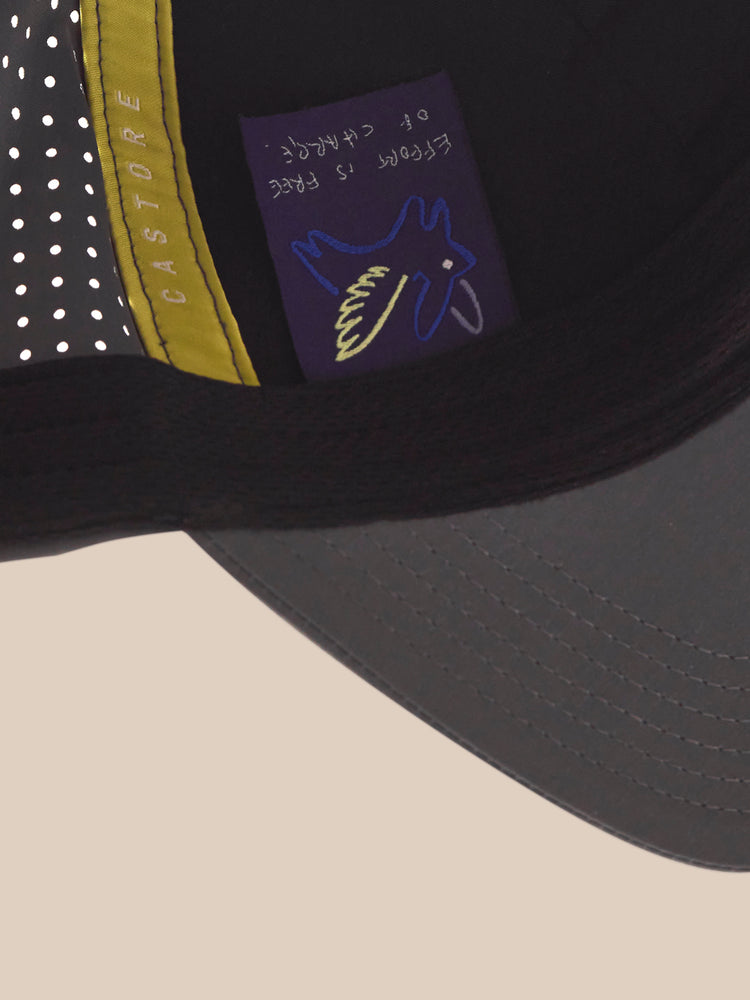 Unisex Castore x Paul Smith Technical Cap - Charcoal