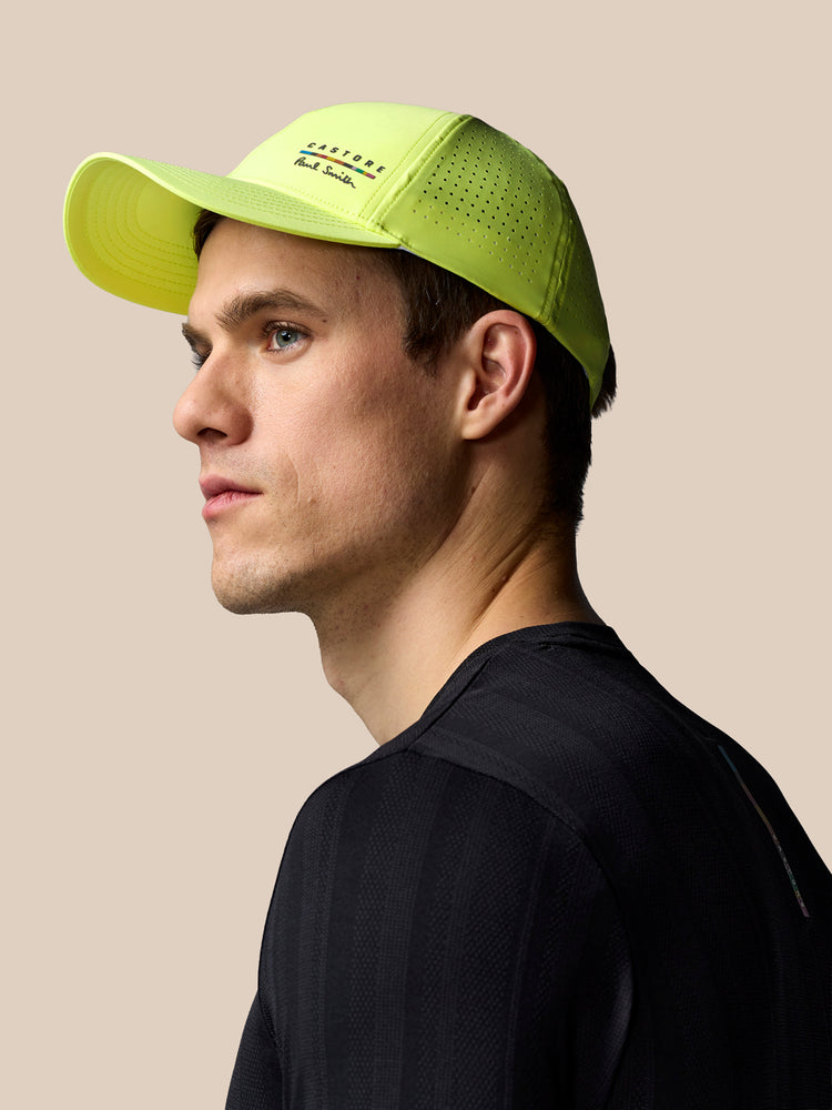 Unisex Castore x Paul Smith Technical Cap - Lime