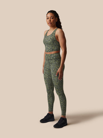 Women's Castore x Paul Smith Performance Leggings - Charcoal/Multi