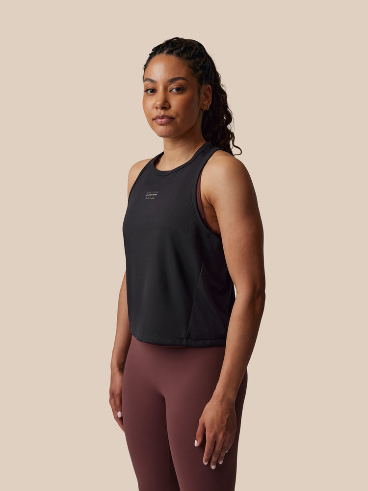 Women's Castore x Paul Smith Performance Tank Top - Black