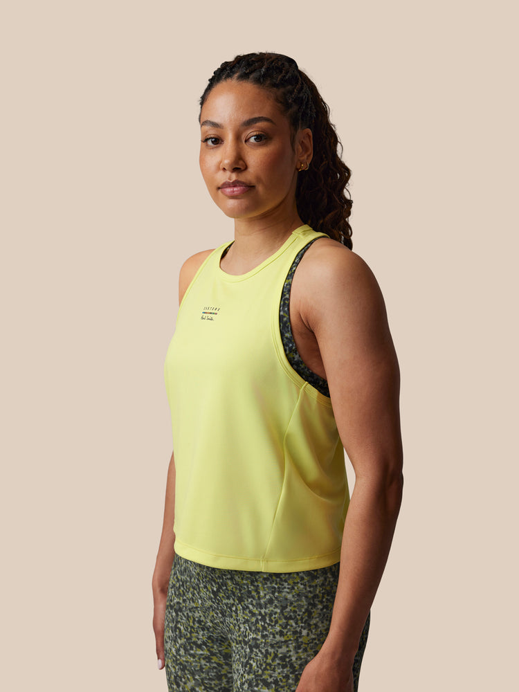 Women's Castore x Paul Smith Performance Tank Top - Lime
