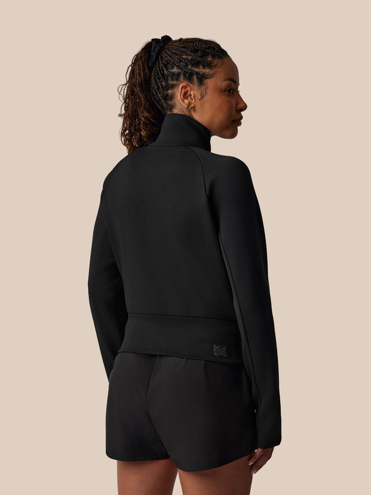 Women's Castore x Paul Smith Long Sleeve Technical Half Zip Top - Black
