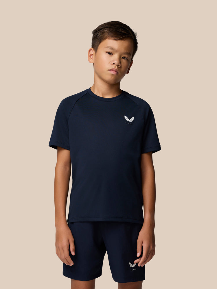 Junior Adapt Short Sleeve T Shirt - Navy