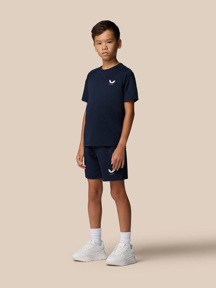 Junior Adapt Short Sleeve T Shirt - Navy