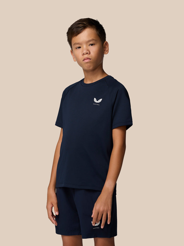 Junior Adapt Short Sleeve T Shirt - Navy