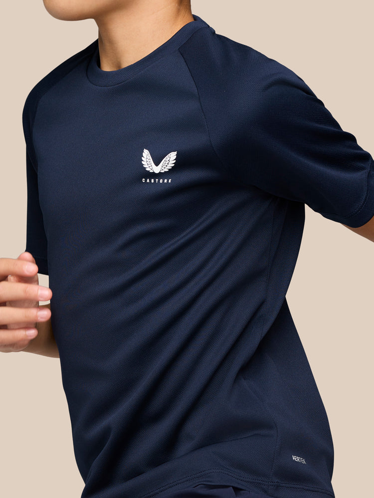 Junior Adapt Short Sleeve T Shirt - Navy