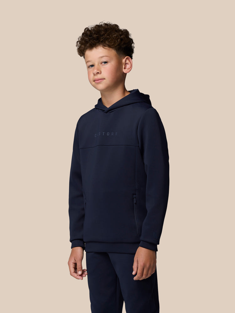 Junior Flex Scuba Long Sleeve Hoodie (Unisex) - Navy