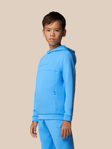Junior Flex Scuba Long Sleeve Hoodie (Unisex) - Cool Blue