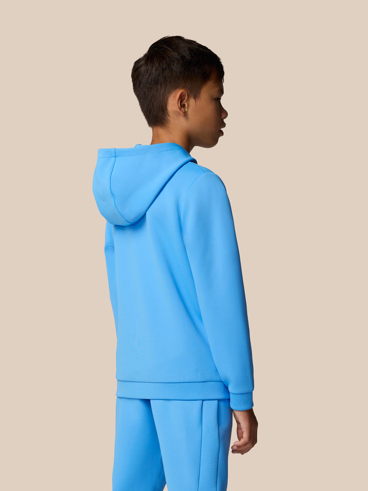 Junior Flex Scuba Long Sleeve Hoodie (Unisex) - Cool Blue