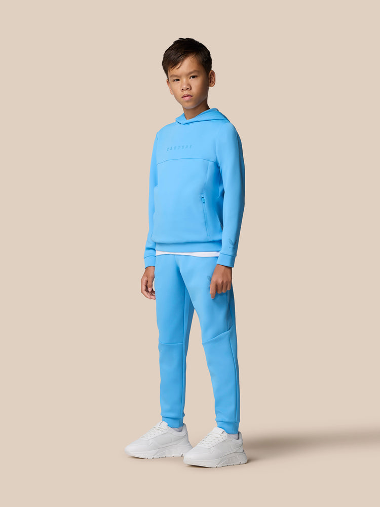 Junior Flex Scuba Long Sleeve Hoodie (Unisex) - Cool Blue
