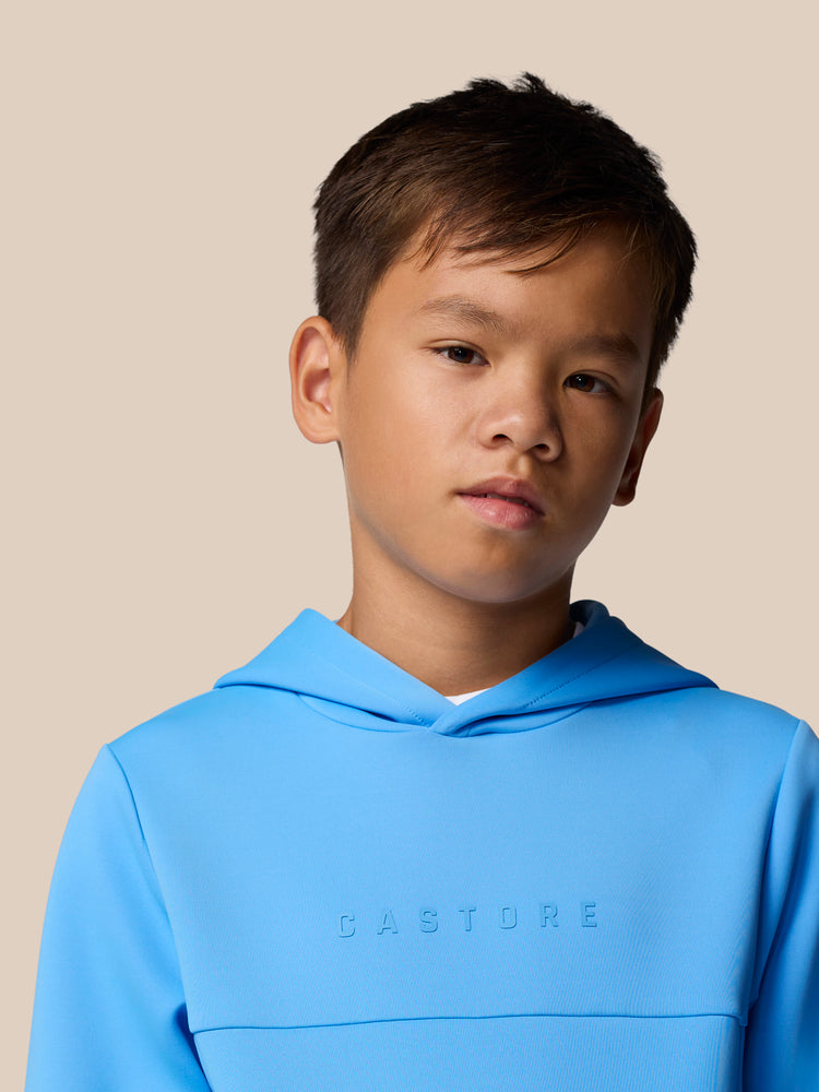 Junior Flex Scuba Long Sleeve Hoodie (Unisex) - Cool Blue