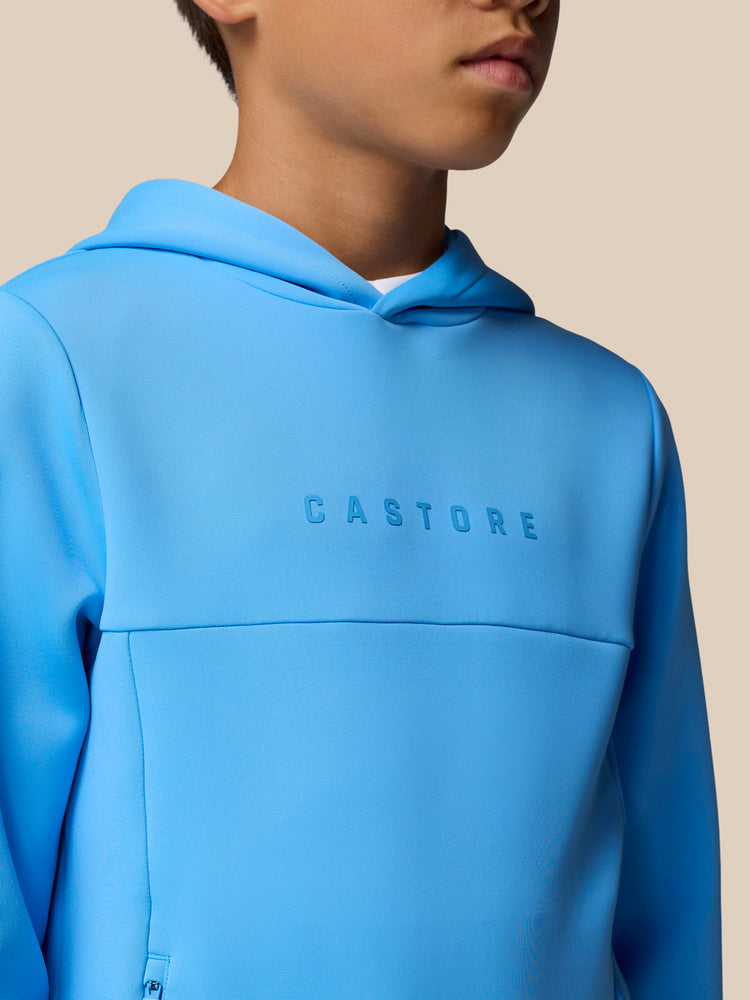 Junior Flex Scuba Long Sleeve Hoodie (Unisex) - Cool Blue