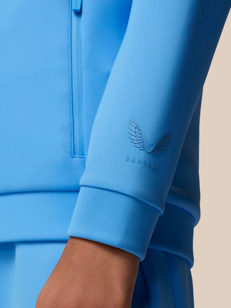 Junior Flex Scuba Long Sleeve Hoodie (Unisex) - Cool Blue