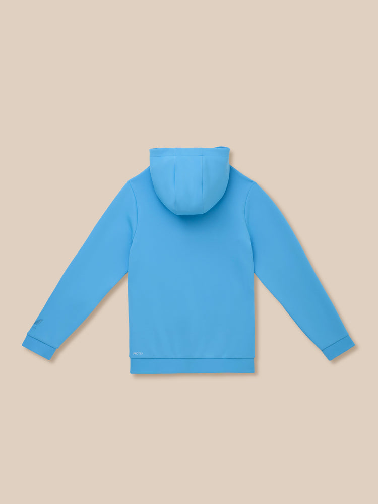 Junior Flex Scuba Long Sleeve Hoodie (Unisex) - Cool Blue