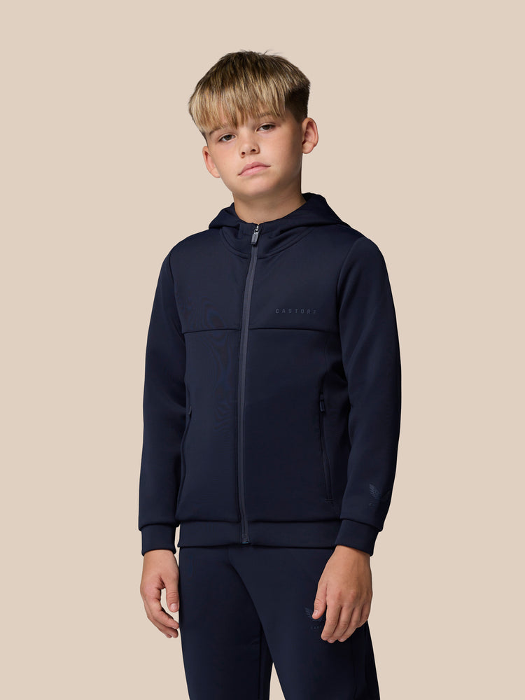 Junior Scuba Full Zip Through Long Sleeve Jacket (Unisex) - Navy