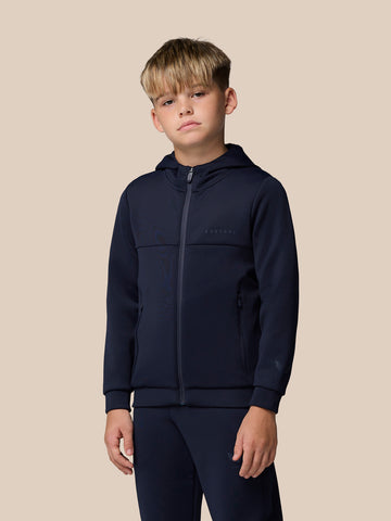 Junior Scuba Full Zip Through Long Sleeve Jacket (Unisex) - Navy