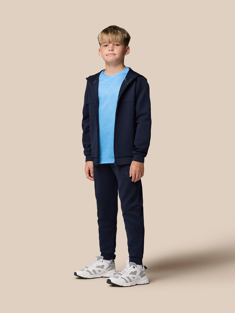Junior Scuba Full Zip Through Long Sleeve Jacket (Unisex) - Navy
