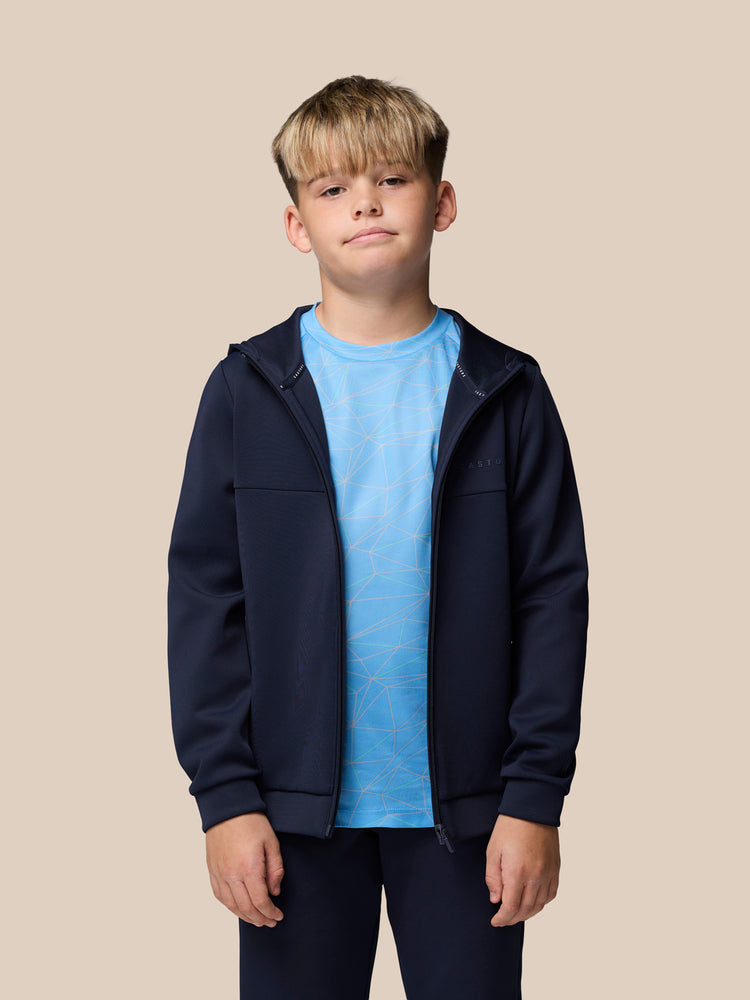 Junior Scuba Full Zip Through Long Sleeve Jacket (Unisex) - Navy