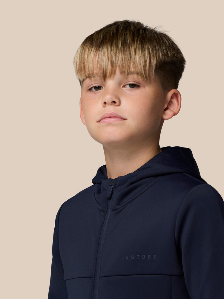 Junior Scuba Full Zip Through Long Sleeve Jacket (Unisex) - Navy