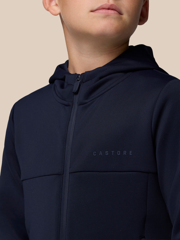Junior Scuba Full Zip Through Long Sleeve Jacket (Unisex) - Navy
