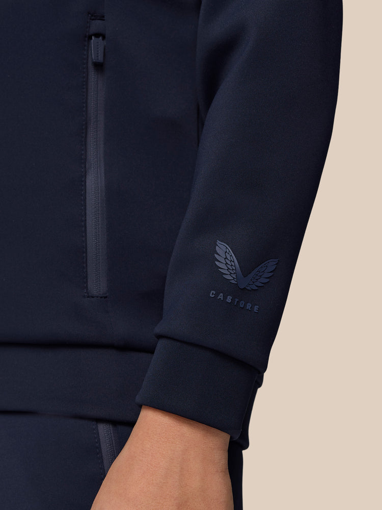 Junior Scuba Full Zip Through Long Sleeve Jacket (Unisex) - Navy