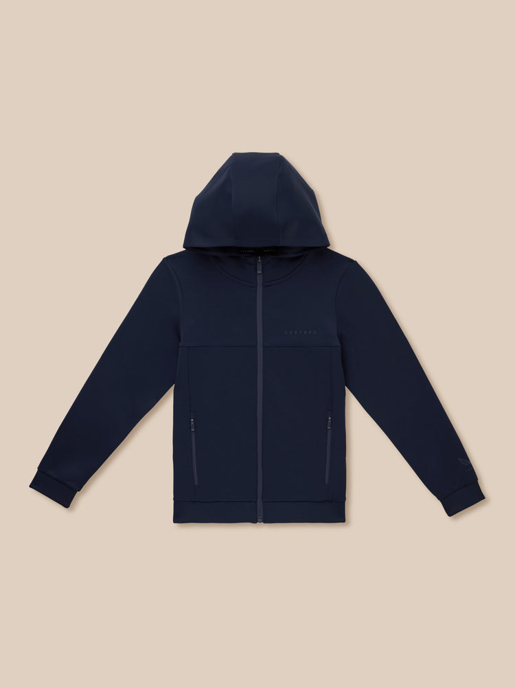 Junior Scuba Full Zip Through Long Sleeve Jacket (Unisex) - Navy