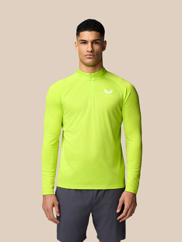 Adapt Training 1/4 Zip Top - Acid Lime