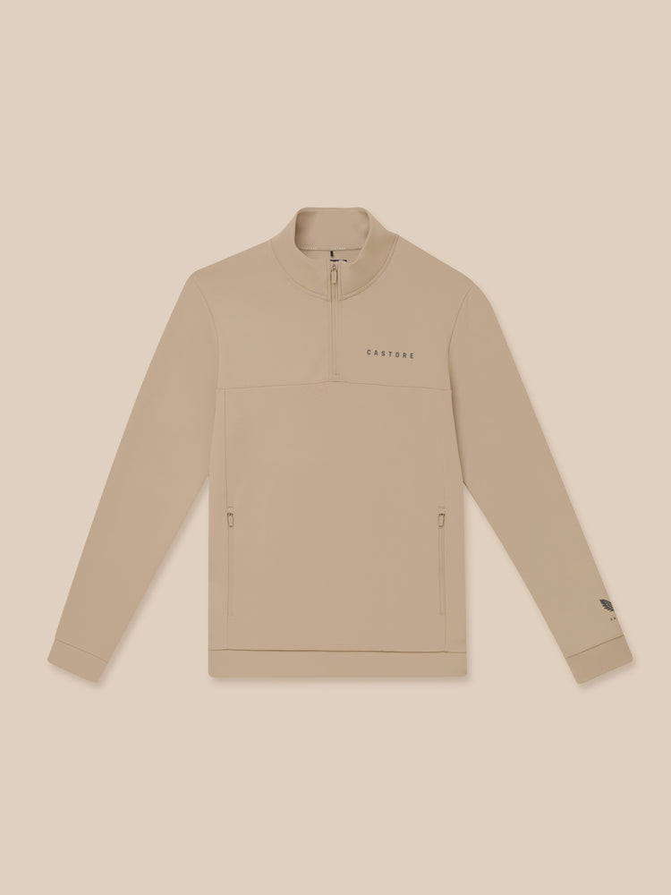 Flex Lifestyle 1/4 Zip - Mushroom