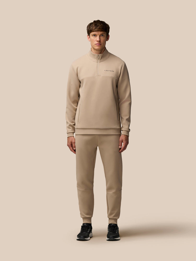 Flex Lifestyle 1/4 Zip - Mushroom