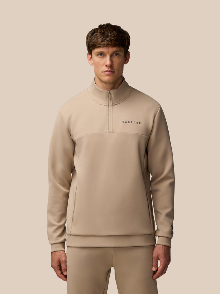 Flex Lifestyle 1/4 Zip - Mushroom