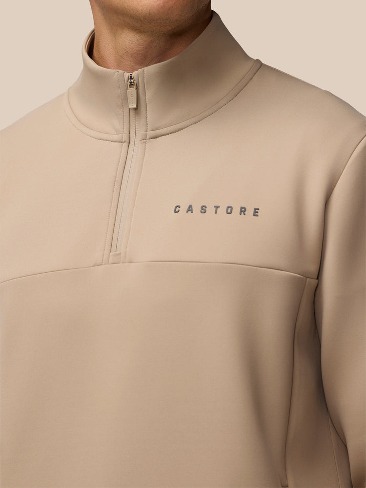 Flex Lifestyle 1/4 Zip - Mushroom