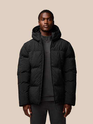 Men's Puffer Jacket - Black
