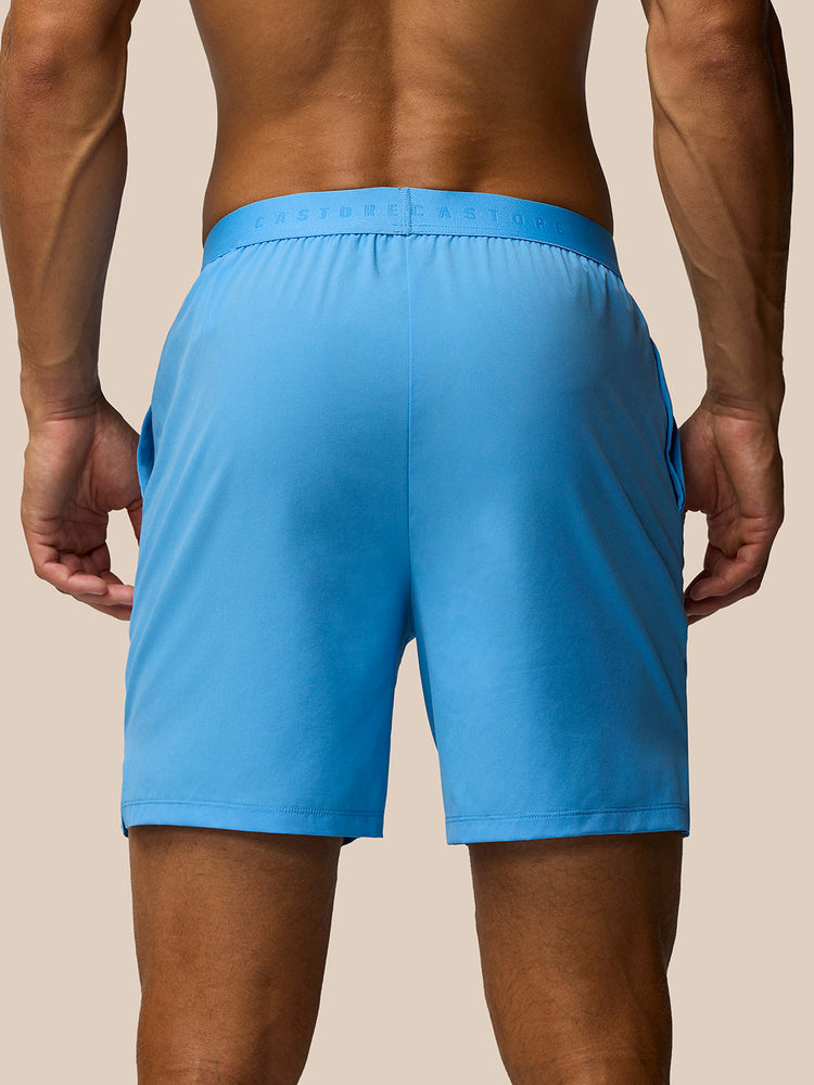Men's Adapt 7" Castore Elastic Shorts - Cool Blue