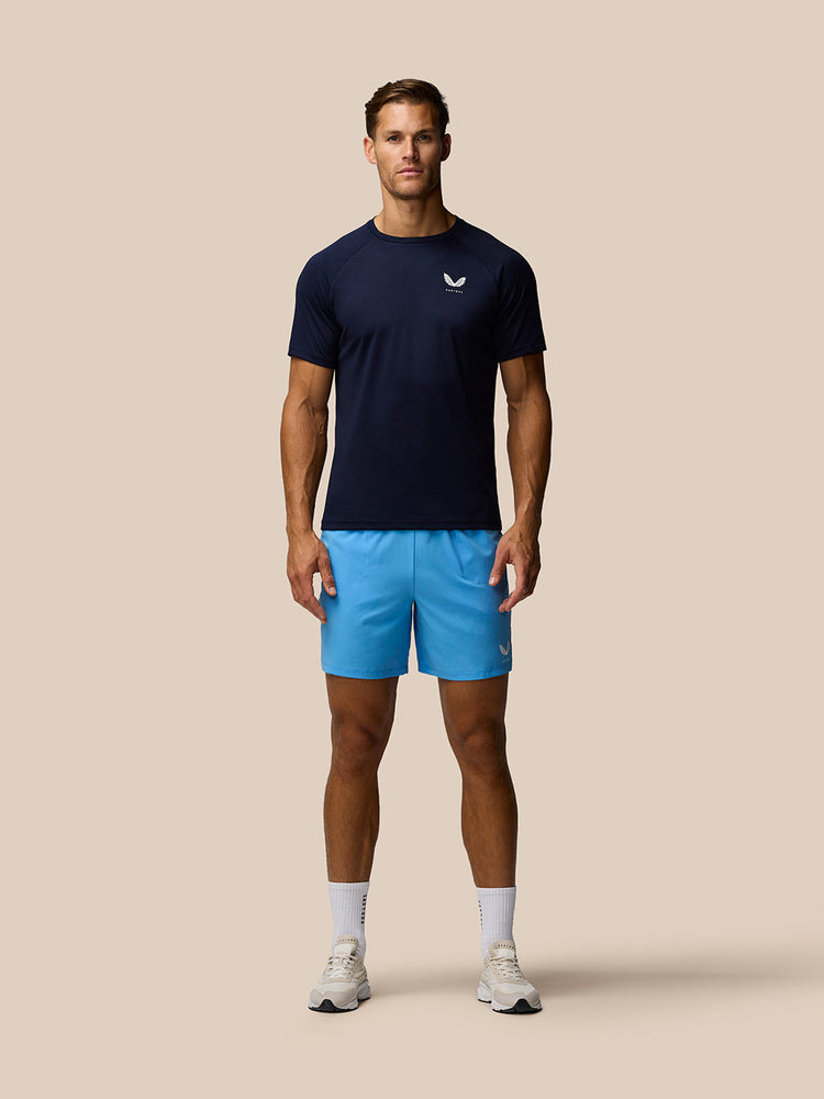 Men's Adapt 7" Castore Elastic Shorts - Cool Blue